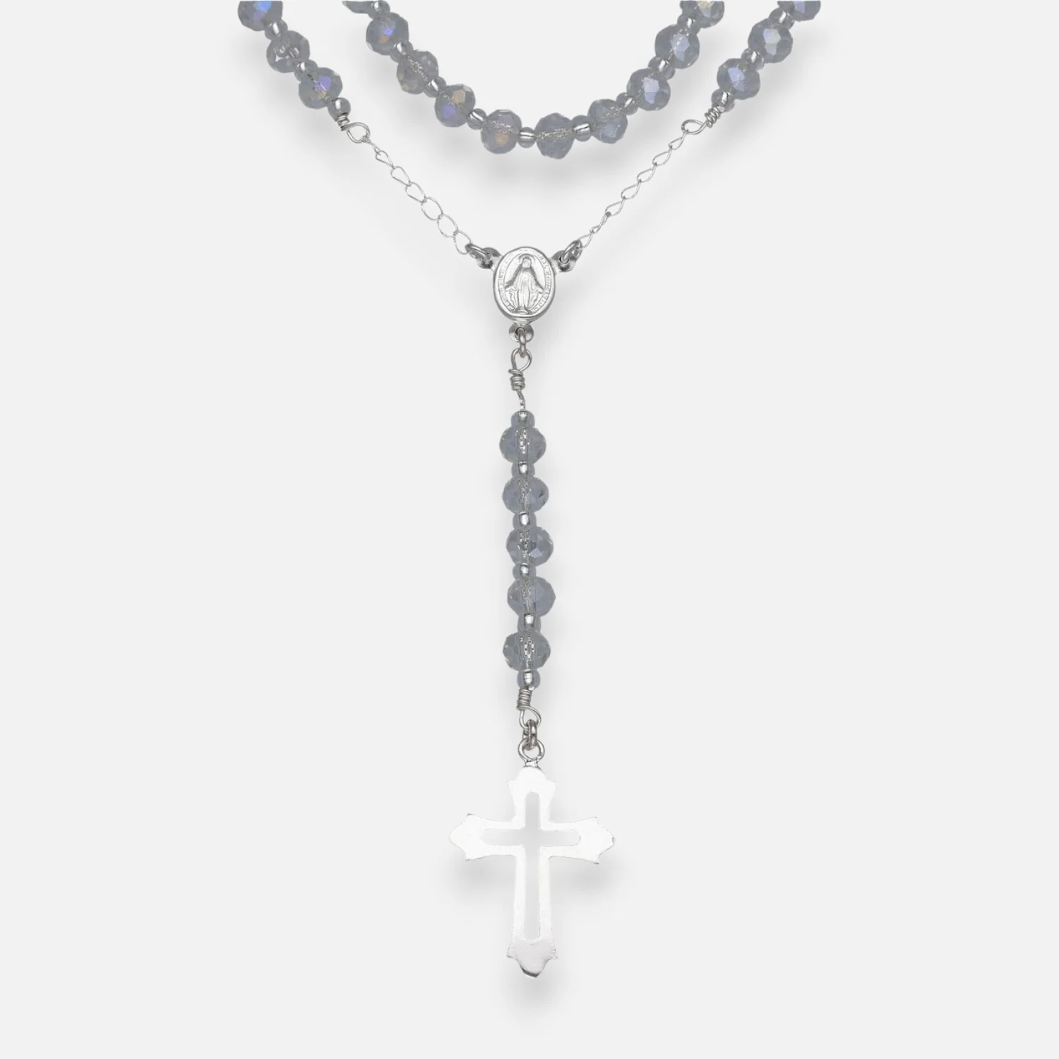 Rosario Protección Eterna Mamá Swarovski